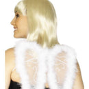 Mini Glitter Wings Adult White 1
