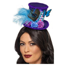 Mini Mad Hatter Fancy Dress Top Hat Purple 1