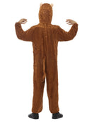 Monkey Costume Kids Brown Jumpsuit with Hood 2