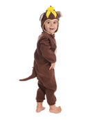 Monkey Toddler Costume Cute Jumpsuit with Banana 2
