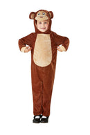 Monkey Toddler Costume Jumpsuit Brown 2