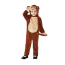 Monkey Toddler Costume Jumpsuit Brown 1