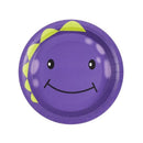 Monster Tableware Party Plates Purple X8 1