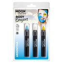 Moon Creations Body Crayons 3 Off 3.5g Country Patriot Colours Costume Make Up 13