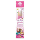 Moon Creations Face Paint Brushes Pink Costume Make Up 1