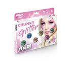 Moon Glitter Holographic Chunky Glitter Assorted Colours Boxset 3g Costume Make Up 1