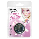 Moon Glitter Holographic Chunky Black Glitter 3g Costume Make Up 1