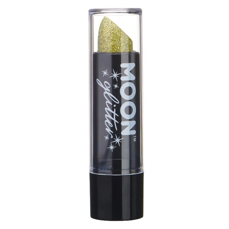 Moon Glitter Holographic Glitter Lipstick Gold G07510 Costume Make Up_1