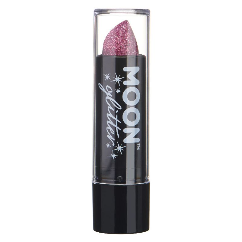 Moon Glitter Holographic Glitter Lipstick Pink G07534 Costume Make Up_1