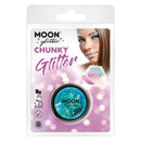 Moon Glitter Iridescent Chunky Blue Glitter 3g Costume Make Up 1