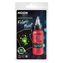 Moon Glow In The Dark Fabric Paint 30ml Clamshell Costume Make Up 7