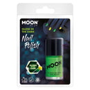 Moon Glow In The Dark Nail Polish 14ml Clamshell Costume Make Up 2