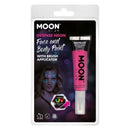 Moon Glow Intense Neon UV Face Paint with Brush Applicator 15ml Costume Make Up 4