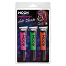 Moon Glow Intense Neon UV Hair Streaks M36589 Costume Make Up 1