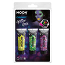 Moon Glow - Neon UV Chunky Glitter Gel M27709 Costume Make Up_1