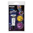 Moon Glow - Neon UV Chunky Glitter M27228 Costume Make Up_1