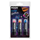 Moon Glow Neon UV Glitter Lipstick M40586 Costume Make Up 1