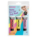 Moon Glow Pastel Neon UV Face Paint M33700 Costume Make Up 1