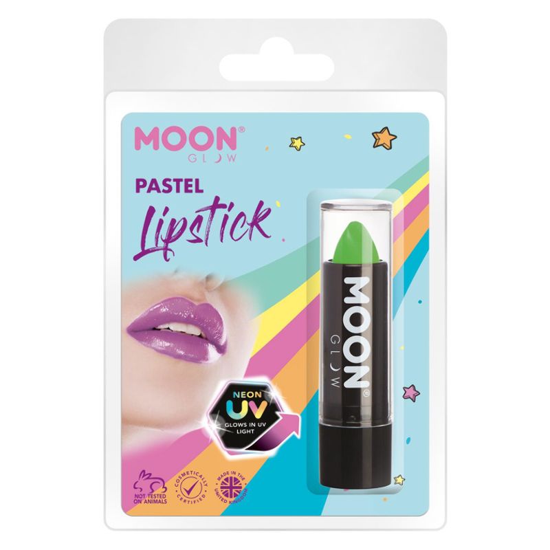 Moon Glow Pastel Neon UV Lipstick Pastel Green M37630 Costume Make Up_1