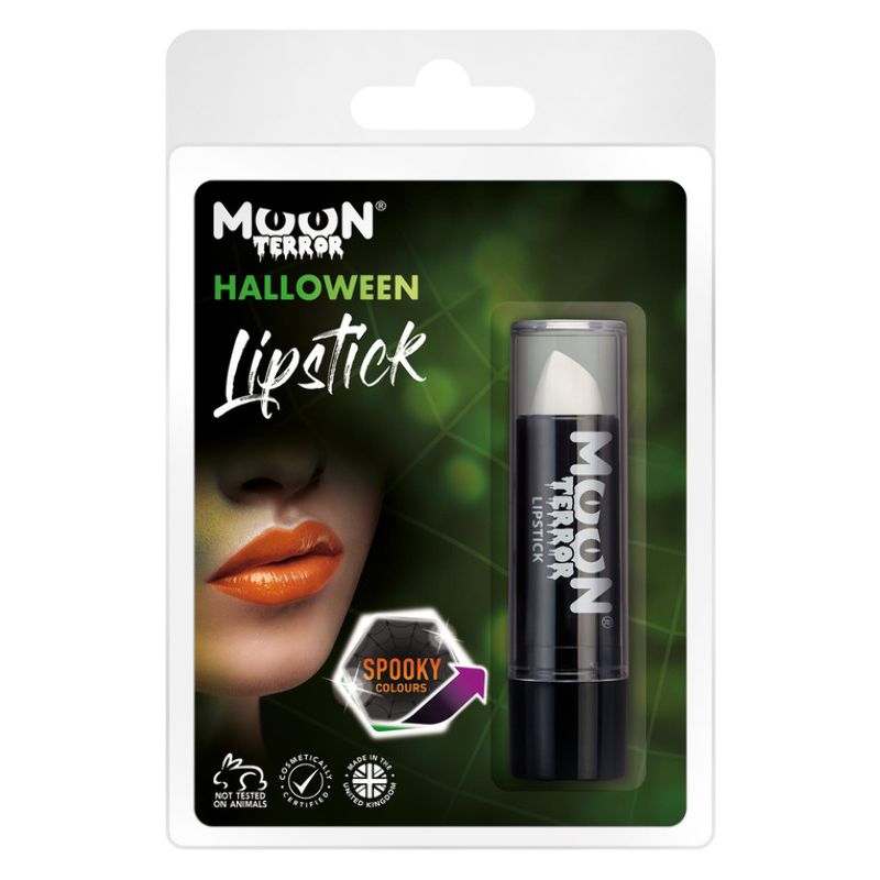 Moon Terror Halloween Lipstick White T30044 Costume Make Up_1