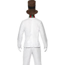 Mr Snowman Costume Adult White Suit 1