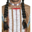 Native American Inspired Breastplate Adult White Costume Accessory 1