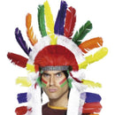 Native American Inspired Long Chief Headdress Adult 1