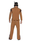 Native American Inspired Warrior Costume Adult Brown 4
