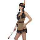 Native American Inspired Woman Costume Adult Brown 2