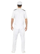 Naval Captain Costume Adult White Shirt Hat Trousers 3