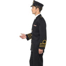 Navy Officer Authentic Adult Black Uniform Suit Costume 3
