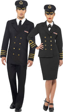 Navy Officer Authentic Adult Black Uniform Suit Costume 4
