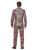 Neon Suit Adult Jacket Trousers Tie Set Costume 4