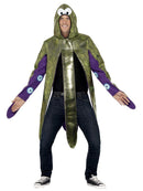 Octopus Costume Foam Bonded Adult Purple Hooded Tabard 2