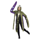 Octopus Costume Foam Bonded Adult Purple Hooded Tabard 3