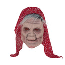 Old Lady Mask With Head Scarf Rubber Masks Unisex 1