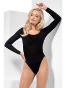 Opaque Bodysuit Adult Black 1