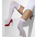 Opaque Hold Ups Adult White Festive Party Costume Accessory 2