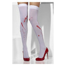 Opaque Hold Ups Adult White Blood Stained Halloween Costume Accessory 1