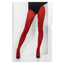 Opaque Tights Adult Red Superhero Costume Accessory 2