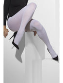 Opaque Tights Adult White Costume Accessory 3