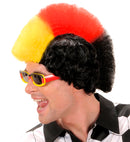 Black - Red - Yellow Supporter Man Wig In Box