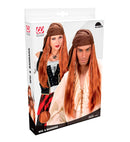 Pirate Of The Caribbean Wig With Suedette Bandana In Box