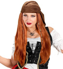 Pirate Of The Caribbean Wig With Suedette Bandana In Box