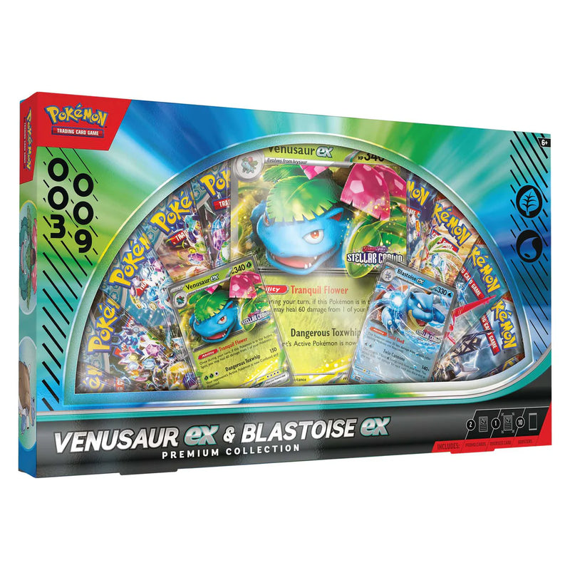 Pokemon EX Premium Collection | Venusaur EX and Blastoise EX | Limited Edition