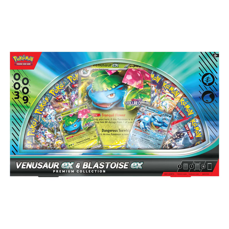 Pokemon EX Premium Collection | Venusaur EX and Blastoise EX | Limited Edition