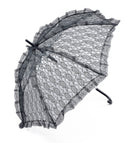 Parasol Black Lace Costume Accessory 1