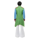 Party Jacket Blue Green and Purple Gold Trim 2