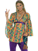Peace Sign Necklace Earrings Hippy Costume Accessory Set 2