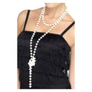 Pearl Necklace Adult White 180cm Costume Accessory 2